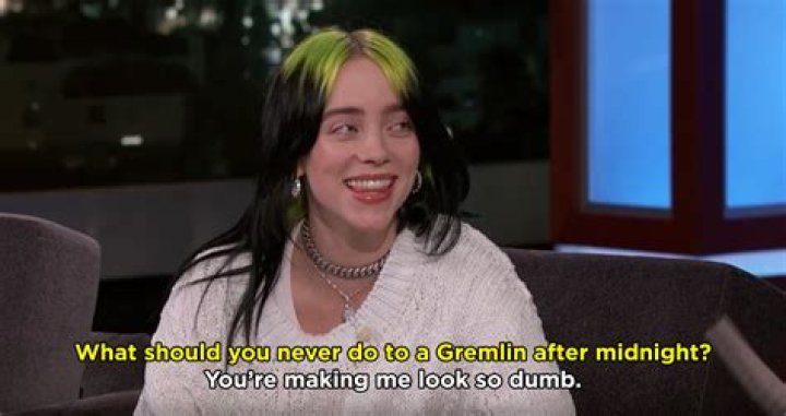 Billie Eilish Playfully Calls Out Jimmy Kimmel For Making Her Look ‘A Little Stupid’ — Watch