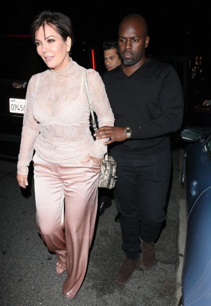 Kris Jenner, 65, Is All Smiles In Leather Pants & Sheer Shirt For Date Night With Corey Gamble