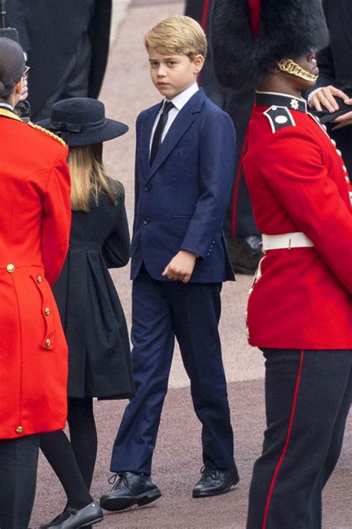 Prince George, 9, Sticks His Tongue Out At Photographer After The Queen’s Funeral: Photos