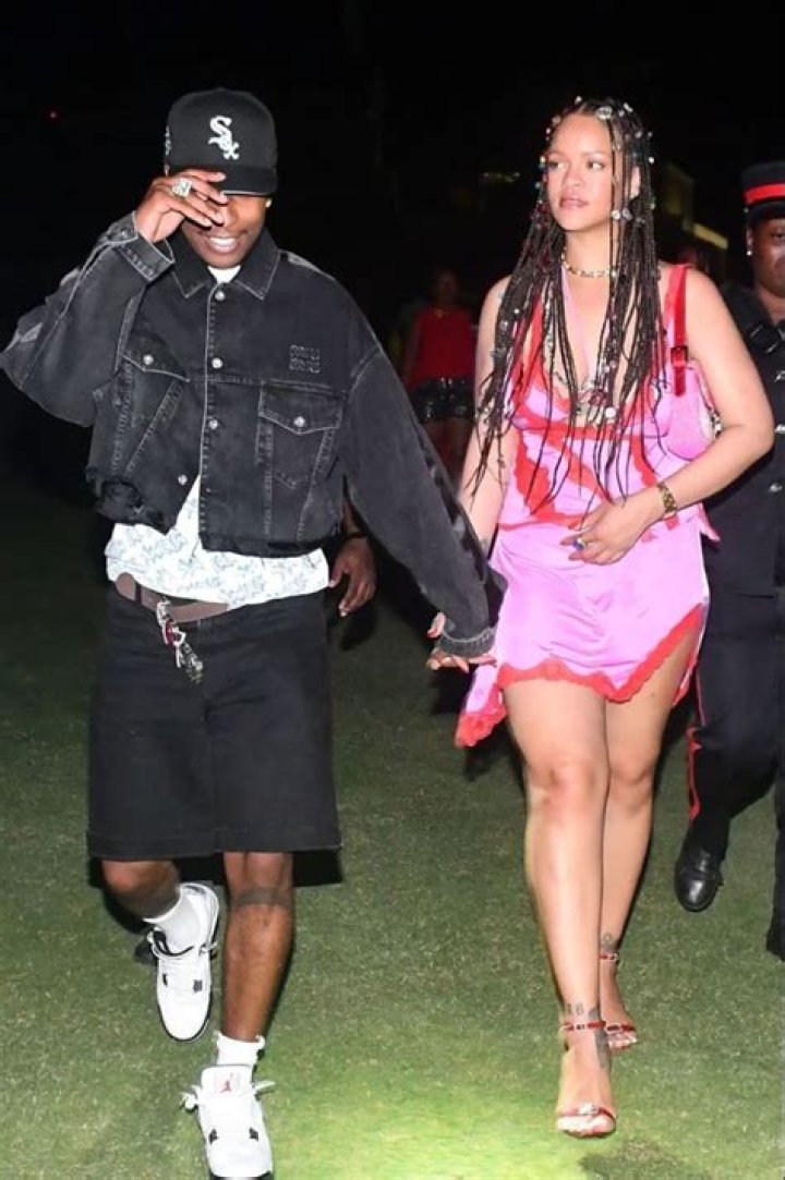 Rihanna Rocks Black Mini & A$AP Rocky Sports Leather During Late-Night Date At LA Club – Pics